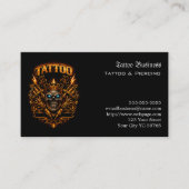 Tatoeage cadeaubon visitekaartje (Voorkant)