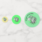 Tatoeage Dog Confetti (Achterkanten)
