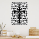 tatoeage en dwarsdoorsnede poster (Keuken)