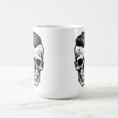 Tatoeage Flash Art Mohawk Schedel Magische Mok (Midden)