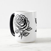 Tatoeage Flash Art Roos Magische Mok (Voorkant links)