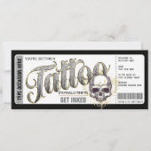 Tatoeage Get Inked Cadeaubon Gift Card Kaart (Voorkant)