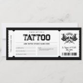 Tatoeage Get Inked cadeaubon  Kaart (Voorkant)