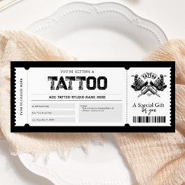 Tatoeage Get Inked Cadeaubon  Kaart