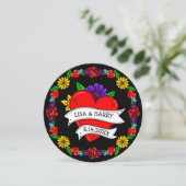 Tatoeage Graffiti Kunststijl Trouwen  Bewaar de da Kaart (Staand voorkant)