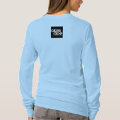 Tatoeage ijsschrale lange hoes T-shirt (Achterkant)