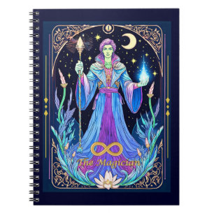 Tatoeage-illustratie, De Magiër Notitieboek