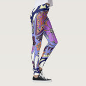 Tatoeage Kat Suiker Schedel Leggings (Rechts)