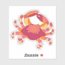Tatoeage Krab Sticker