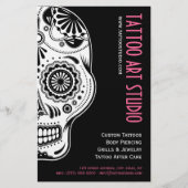 Tatoeage Kunststudio Flyer (Voorkant)