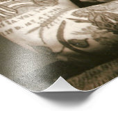 Tatoeage met Pearls Victoriaans Lady Framable Foto Foto Afdruk (Hoek)