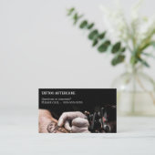 Tatoeage Nazorg Instructies Visitekaartje (Staand voorkant)