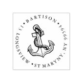 Tatoeage Oude Anker Aangepaste Retouradres Stempel (Afrduk)