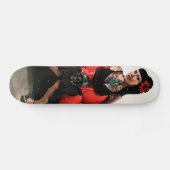 Tatoeage Pin Up Skateboard (Horizontaal)