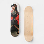 Tatoeage Pin Up Skateboard (Voorkant)