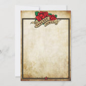 Tatoeage Roos Urban Style Ontwerp (Achterkant)