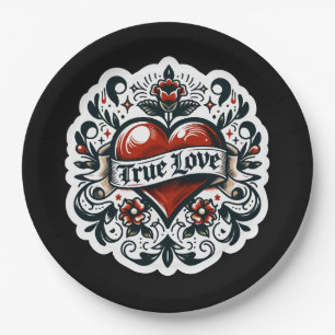 Tatoeage Sticker Huwelijk Verloving Hart Ware Lief Papieren Bordje