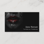 Tatoeage studio QR-code visitekaartje (Voorkant)