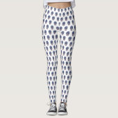 Tatoeage Suiker Schedel Design Leggings (Voorkant)
