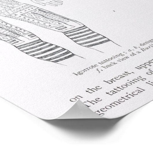 Tatoeage van Igorrote Poster (Hoek)