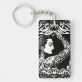 Tatoeage zigeunersleutelhanger sleutelhanger (Voorkant)