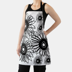 Tatoeage Zonnebloem Bloem Zwart Wit Tatoeage Bloem Schort