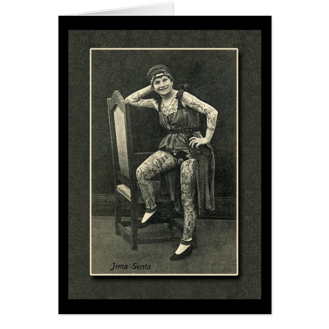  tatoeagekaart of Briefkaart (Voorkant)