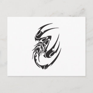Tatoeageontwerp Stam Schorpioen Briefkaart