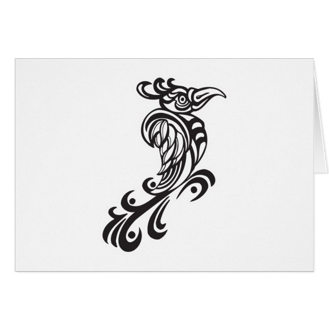 Tatoeageontwerp Stamvogel (Voorkant Horizontaal)