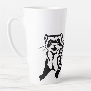 Tatoeageontwerp voor een tribale fret latte mok