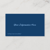 Tatoeages Mars-Visitekaartjes Visitekaartje (Achterkant)