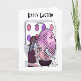 Tatoeages Pasen Vouwkaart Kaart