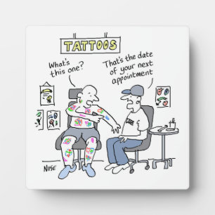 Tatoeages Thema Grappige Tatoeëerder Fotoplaat