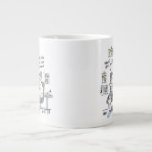 Tatoeages Thema Grappige Tatoeëerder Grote Koffiekop (Voorkant)
