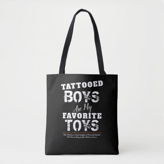 Tatoeages zijn mijn favoriete speelgoedzwarte Canv Tote Bag (Voorkant)