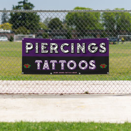 Tatoeageshop Volledig op Maat Aanpassen om Klanten Spandoek