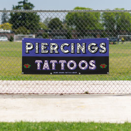 Tatoeageshop Volledig op Maat Aanpassen om Klanten Spandoek