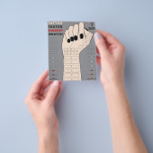 Tatoeagetest Make-up uitstrijken (armkleur aanpass Flyer (Hand)