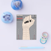 Tatoeagetest Make-up uitstrijken (armkleur aanpass Flyer (Enkel)