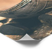 Tatoeëerd en prachtig Poster (Hoek)