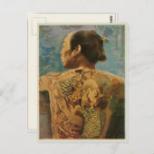 Tatoeëerd Man uit Japan van 1920 Briefkaart (Voorkant / Achterkant)