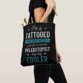 Tatoeëerde flebotomist Tattoo geboord Flebotomie Tote Bag (Dichtbij)