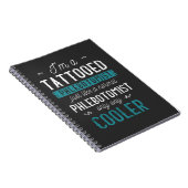 Tatoeëerde flebotomist Tattoo geborgen flebotomie Notitieboek (Rechterzijde)