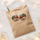 Tatoeëerde harten, Tattoo Graphic Wedding Bedankzakje (Geknipt)