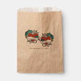 Tatoeëerde harten, Tattoo Graphic Wedding Bedankzakje