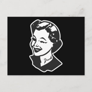 Tatoeëerde huisvrouw - Drink Briefkaart