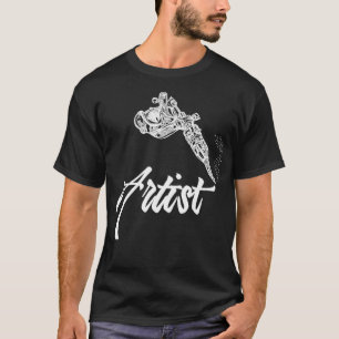 Tatoeëerder Cursief Tatoeëermachine T-shirt