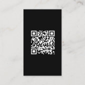 Tatoeëerder Instagram Fotorooster QR-code Visitekaartje (Achterkant)