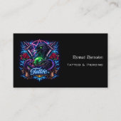 Tatoeëerder QR-code  Visitekaartje (Voorkant)