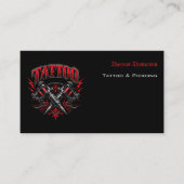 Tatoeëerder QR-code  Visitekaartje (Voorkant)